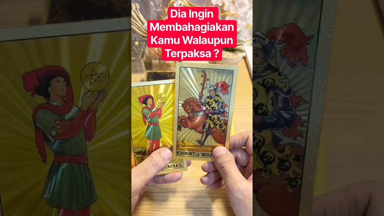 No momento, você está visualizando Dia ingin mencoba membahagiakan kamu walaupun terpaksa ? Tarot hari ini #tarot #tarotreading