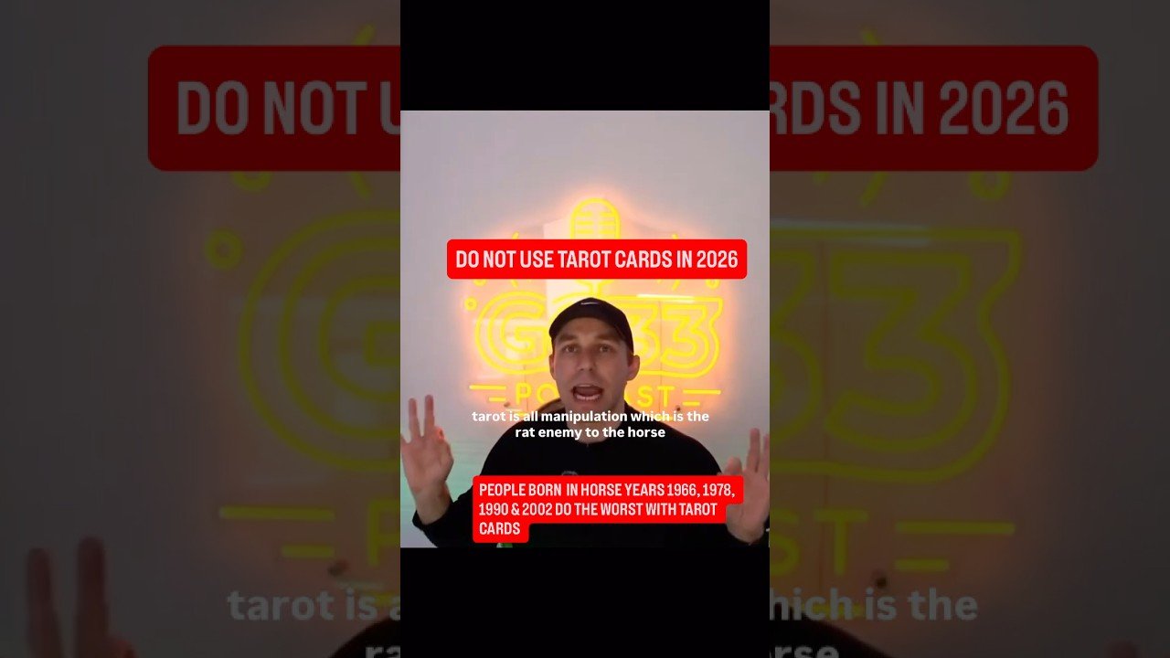 No momento, você está visualizando ￼DO NOT USE TAROT CARDS IN 2026☝🏻👀