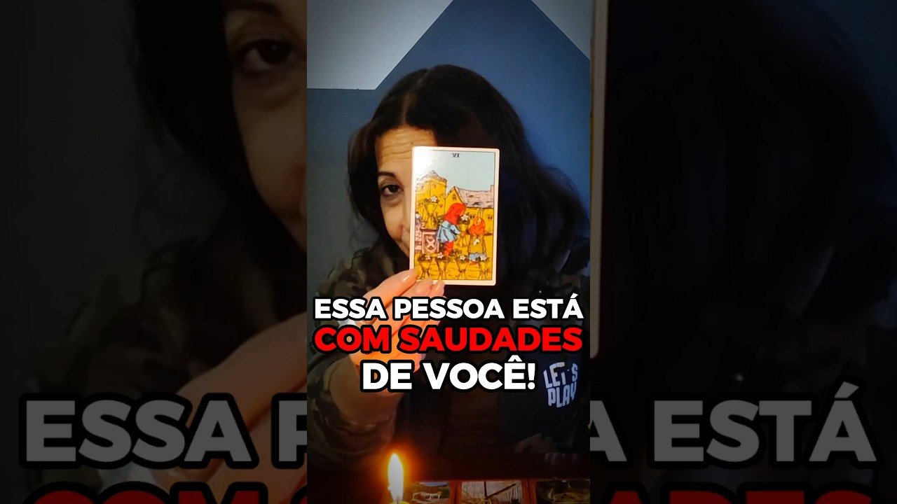 No momento, você está visualizando ESSA PESSOA SENTE SAUDADES DE VOCÊ! #tarot #taro
