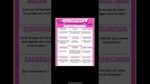 Leia mais sobre o artigo 🔮HOROSCOPE DU JEUDI 17  SEPTEMBRE. #oracleamour #guidance #astrology #tarot #voyanceactualite