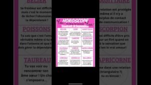 Leia mais sobre o artigo 🔮HOROSCOPE DU VENDREDI 18  SEPTEMBRE. #oracleamour #guidance #astrology #tarot #voyanceactualite