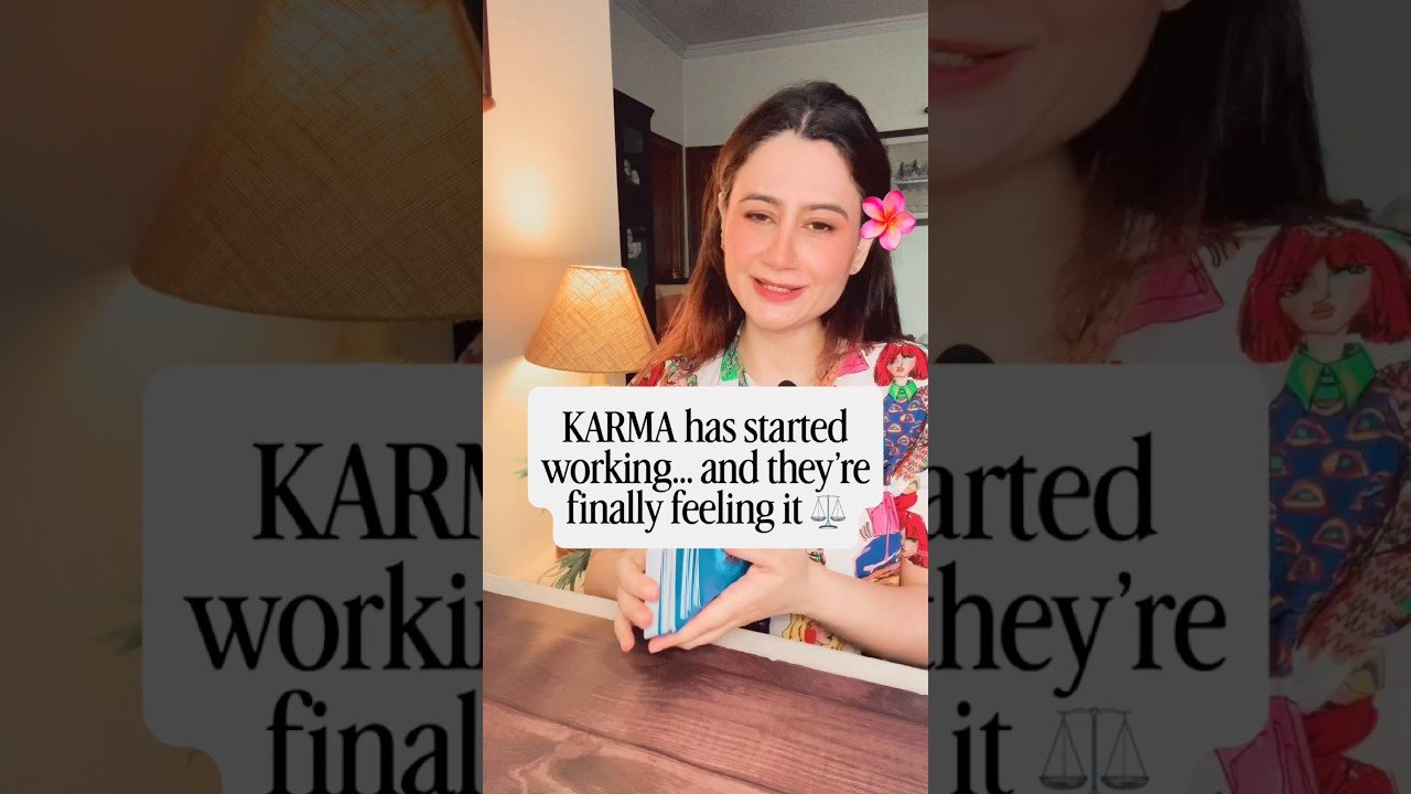 No momento, você está visualizando Karma has started working and they’re finally feeling it #tarot #tarotreading #tarotcards