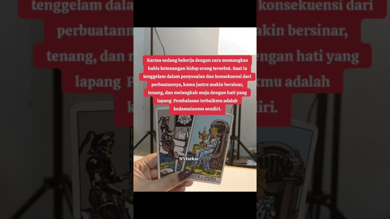 No momento, você está visualizando Karma Segera di bayar Total untuk Dia!! #tarot #fypyoutube