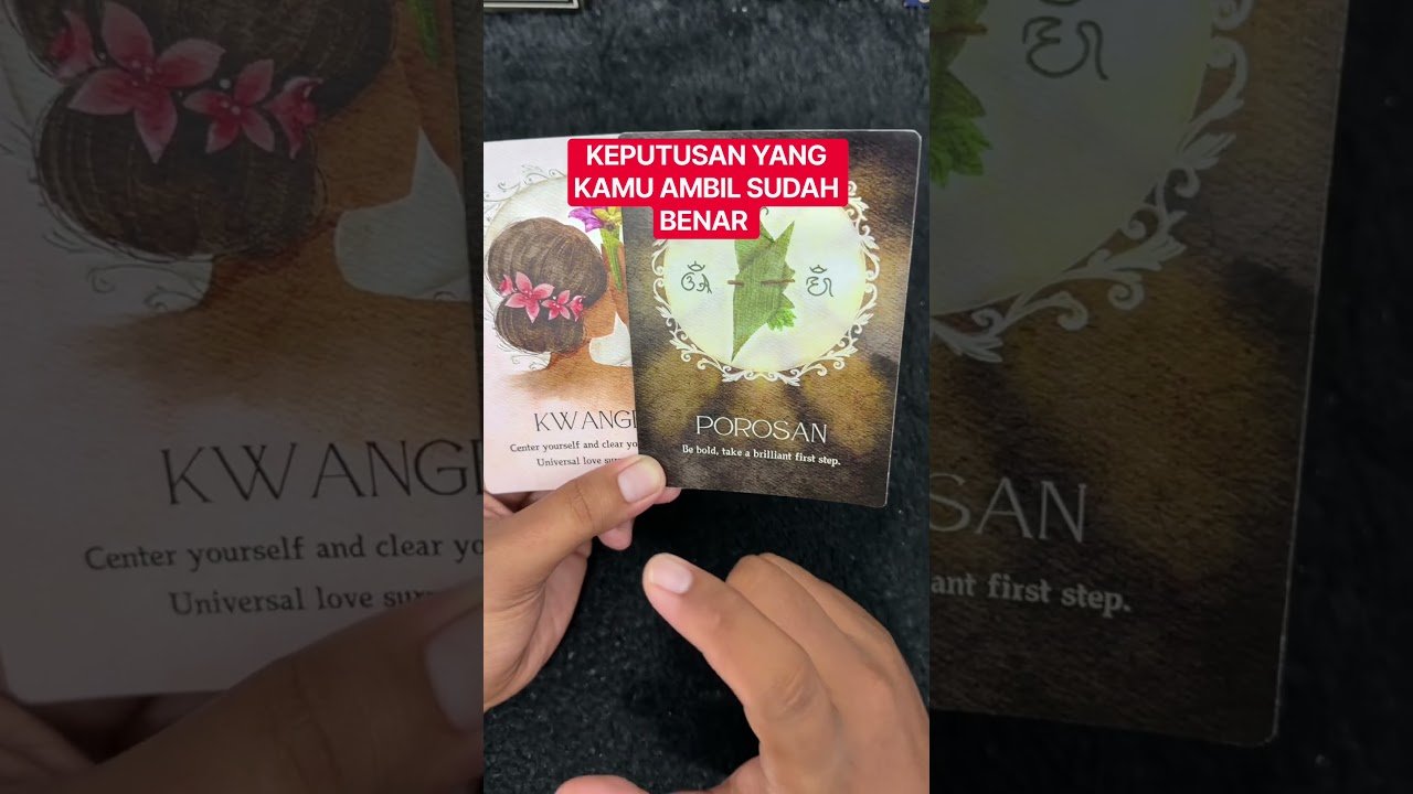 No momento, você está visualizando KEPUTUSAN YANG KAMU AMBIL SUDAH BENAR #tarot #tarotreading