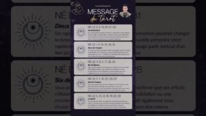 Leia mais sobre o artigo Message du tarot