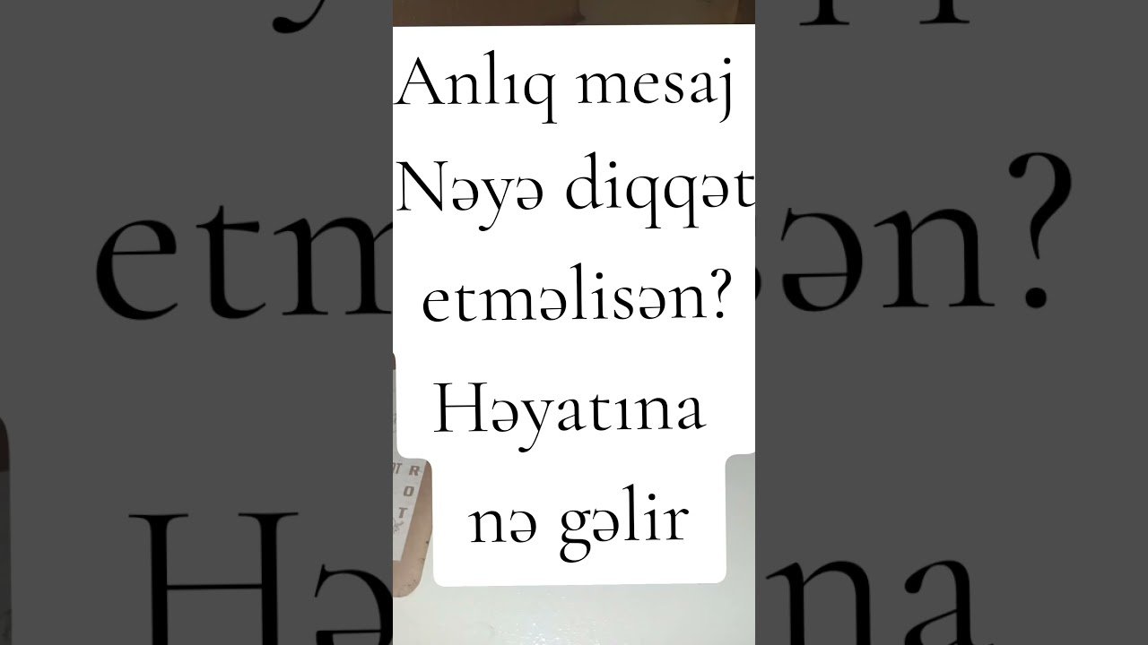 No momento, você está visualizando Nəyə diqqət etməlisən? həyatına nə gəlir? 050-684-97-15 tarot falı #tarot #tarotreading #tarotcards
