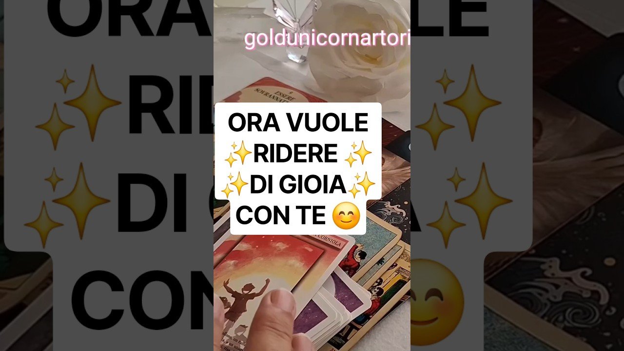 No momento, você está visualizando Ora Vuole Ridere di Gioia con Te ❤️#shorts #tarocchi #tarot #goldunicornart