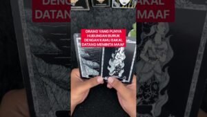 Leia mais sobre o artigo ORANG YANG PUNYA HUBUNGAN BURUK DENGAN KAMU BAKAL DATANG MEMINTA MAAF #tarot #tarotreading