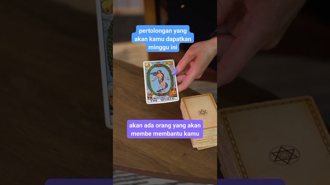 No momento, você está visualizando pertolongan yang akan kamu dapatkan minggu ini #ramalan #tarot #tarotreading #shortvideo