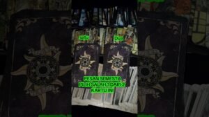 Leia mais sobre o artigo PESAN SEMESTA-PILIH 1 KARTU-TAROT
