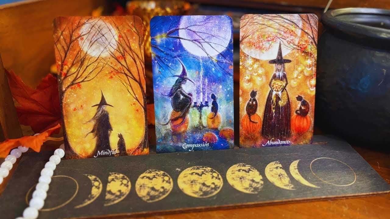 No momento, você está visualizando Pick a Witch 🧙 Your Cozy Week Ahead Tarot Forecast 🌕 Full Moon Vibes ✨