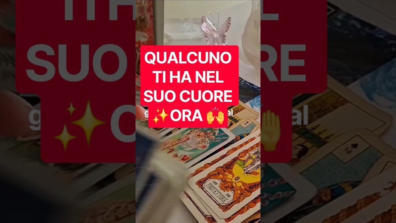 Leia mais sobre o artigo Qualcuno ti ha nel Suo CUORE Ora  ❤️ #shorts #tarocchi #tarot #goldunicornart