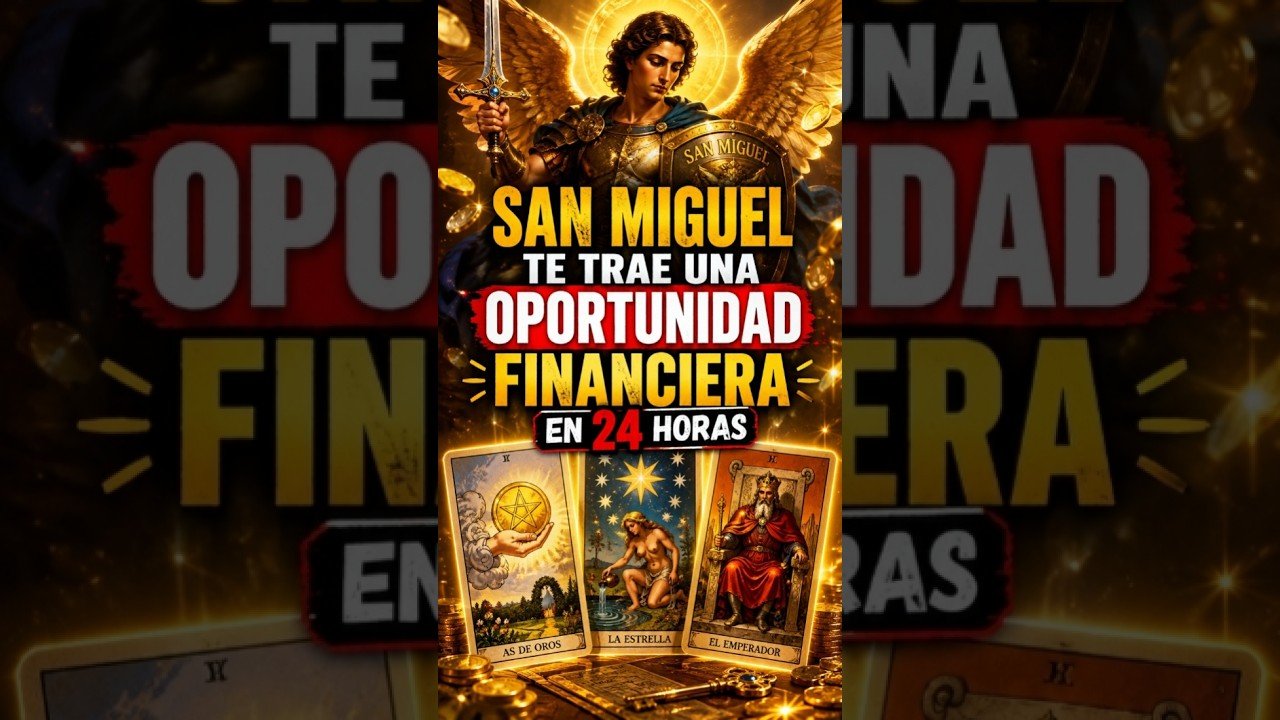 No momento, você está visualizando San Miguel Trae Una Oportunidad Financiera en 24 Horas #tarot #abundancia