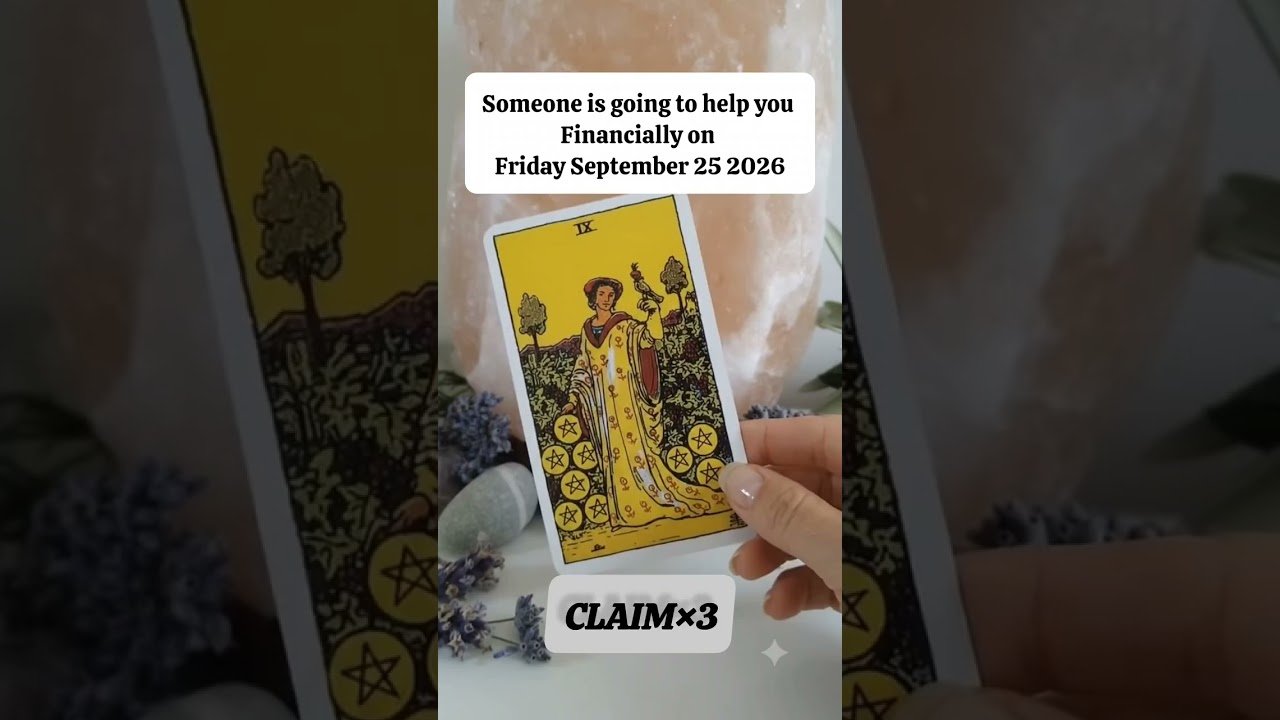 Leia mais sobre o artigo Someone Will Help You Financially TODAY 💰🔮 #viral #tarot #tarotreading #youtubeshorts #money #financ