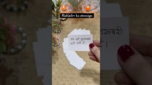 Leia mais sobre o artigo Tarot ke sanket | Universe ka message | Mahadev ka message #shorts