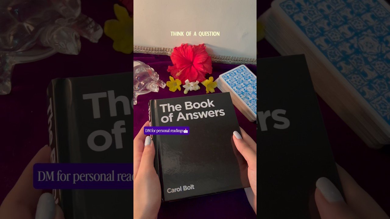 No momento, você está visualizando The Book of Answers🪷 #guidance #viral #trending #shorts #spirituality #intuition #tarot #universe