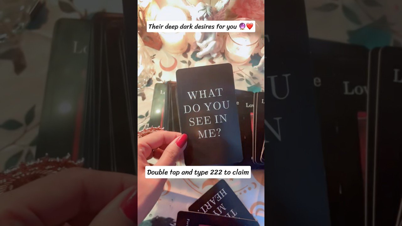 No momento, você está visualizando Their deep desires for you ❤️🔮 #love #tarot #trendingshorts