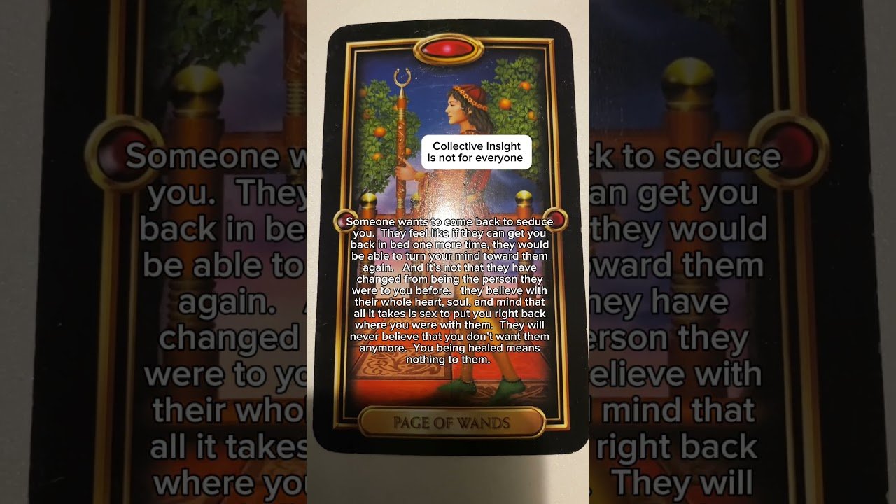 No momento, você está visualizando They think they can get you back with sex #tarot #tarotreading #tarotcards #tarotreader #message