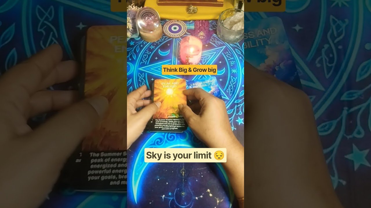 No momento, você está visualizando think Big and grow big #tarot #whatscomingupinlovelife #twinflamesunion #viral #ytshorts #trending