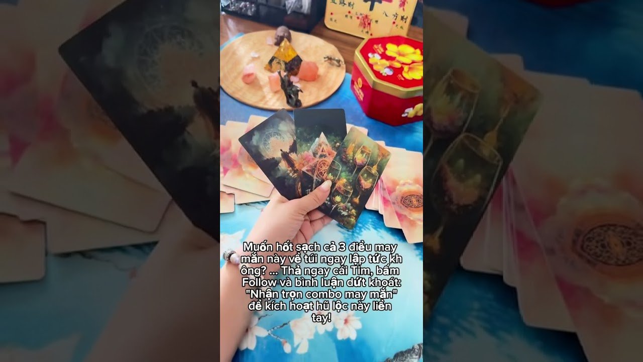 No momento, você está visualizando tròn cả combo may mắn #xemtarot #shorts #tarot #thongdiepngaunhien #trendingshorts #xuhuongyoutube