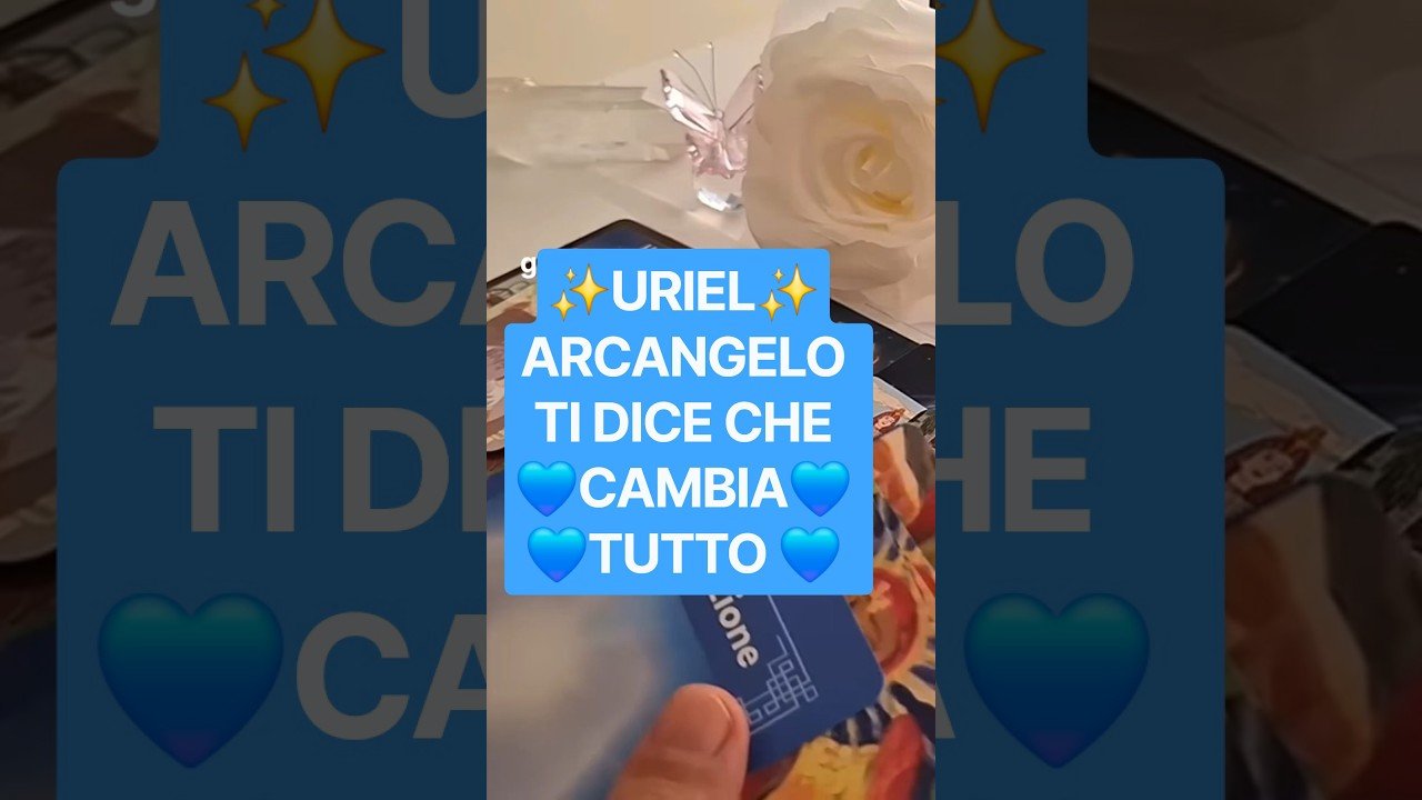 No momento, você está visualizando URIEL ARCANGELO Ti dice che cambia tutto 😊❤️#shorts #tarocchi #tarot #goldunicornart