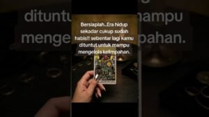 Leia mais sobre o artigo Waktunya untuk kamu hidup lebih berkelimpahan harta benda #fypyoutube #tarot