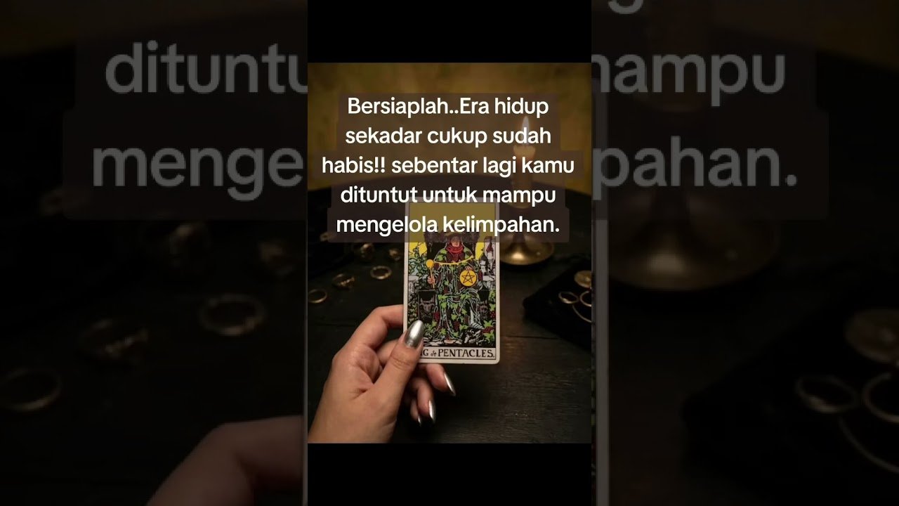 No momento, você está visualizando Waktunya untuk kamu hidup lebih berkelimpahan harta benda #fypyoutube #tarot