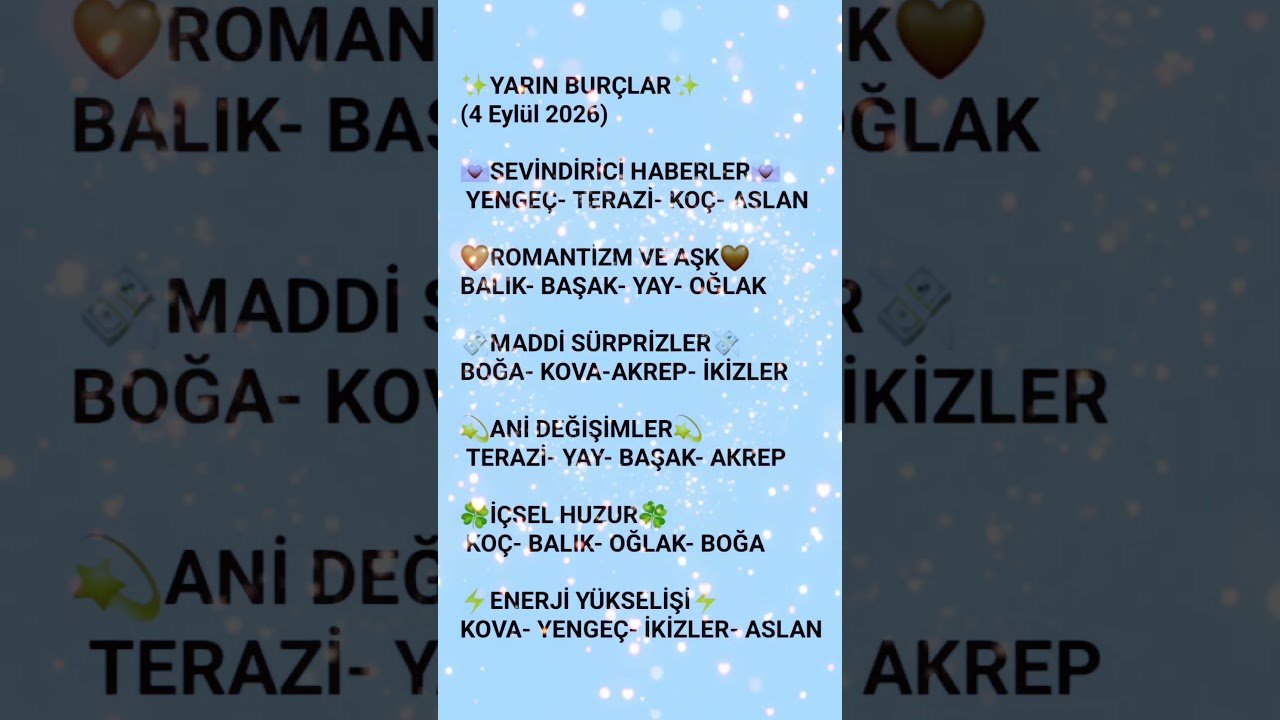 No momento, você está visualizando ✨YARIN BURÇLAR✨ #eyemsa #astroloji #butterfly #burçlarhakkında #burçlar #love #tümburçlar #tarot