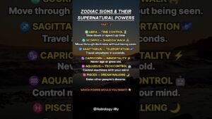 Leia mais sobre o artigo ZODIAC SIGN & THEIR SUPERNATURAL POWERS #zodiac #zodiacsigns #astrology #horoscope #tarot