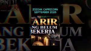 Leia mais sobre o artigo ZODIAK CAPRICORN – SEPTEMBER 2026 #zodiak #capricorn #september2026 #kimacan #masjawir #tarot