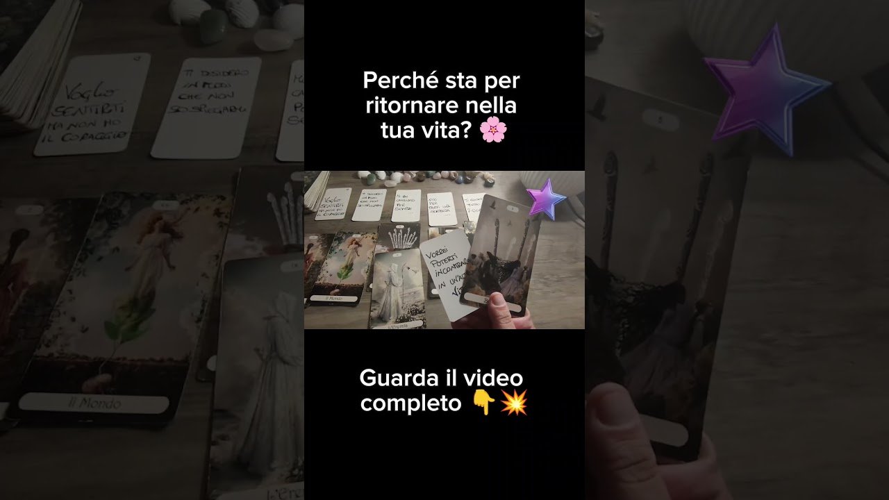 No momento, você está visualizando 💥🌹 PERCHÉ STA PER TORNARE NELLA TUA VITA? 💖 #tarocchi #tarot #messaggio #letturatarocchi