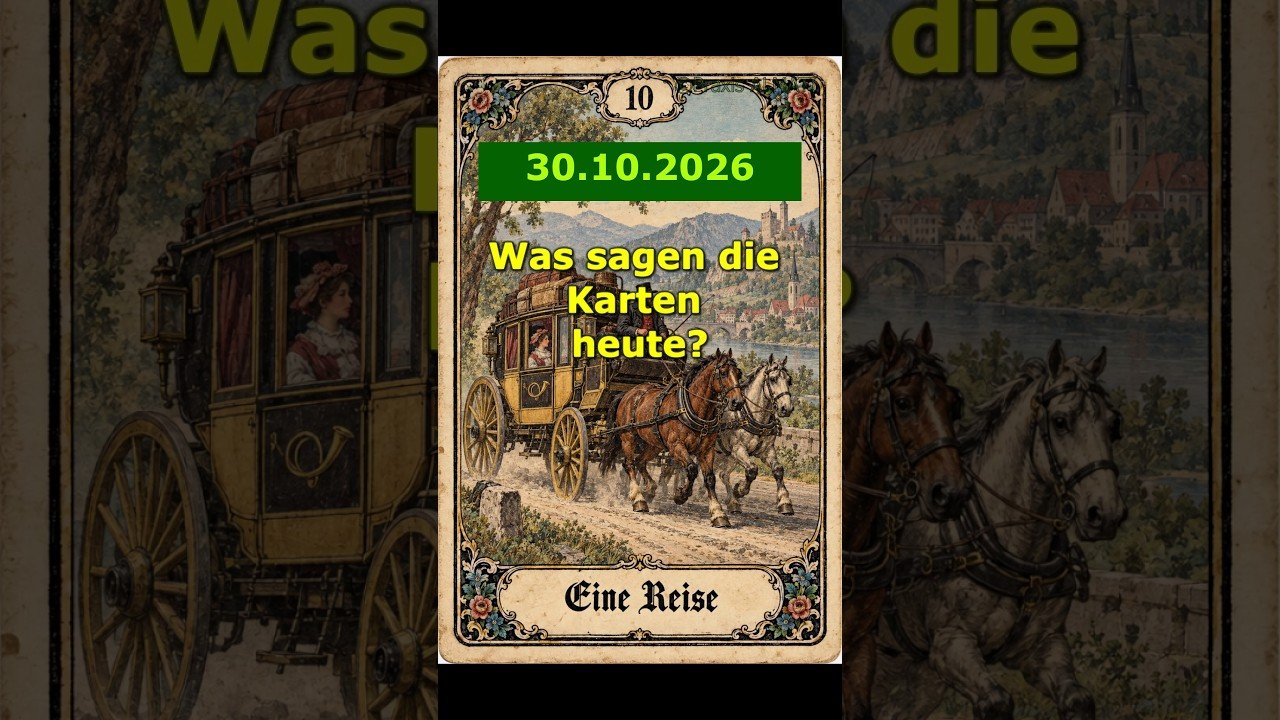 No momento, você está visualizando 30. Oktober 2026 – Tagesenergie | Was zeigen dir die Karten heute?
