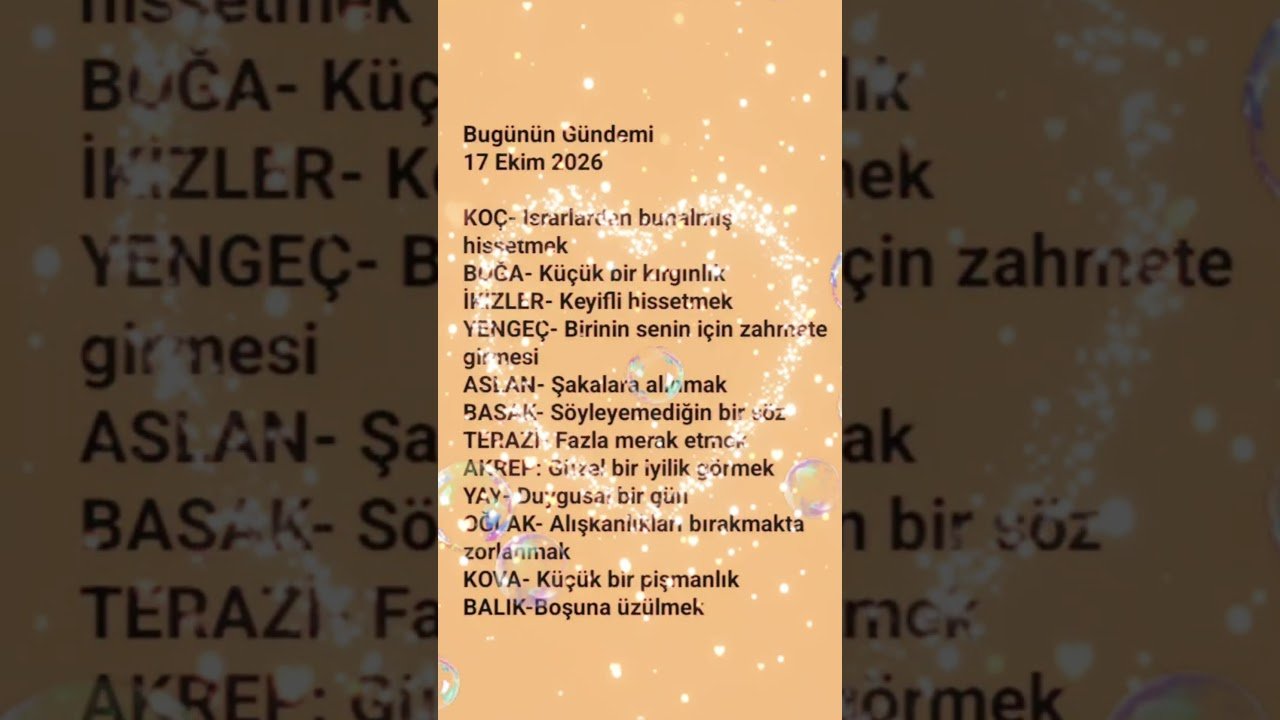 No momento, você está visualizando Bugünün Gündemi❤ #burçgündemi #eyemsa #astroloji #astrolojiyorumu #burçlar #tarot