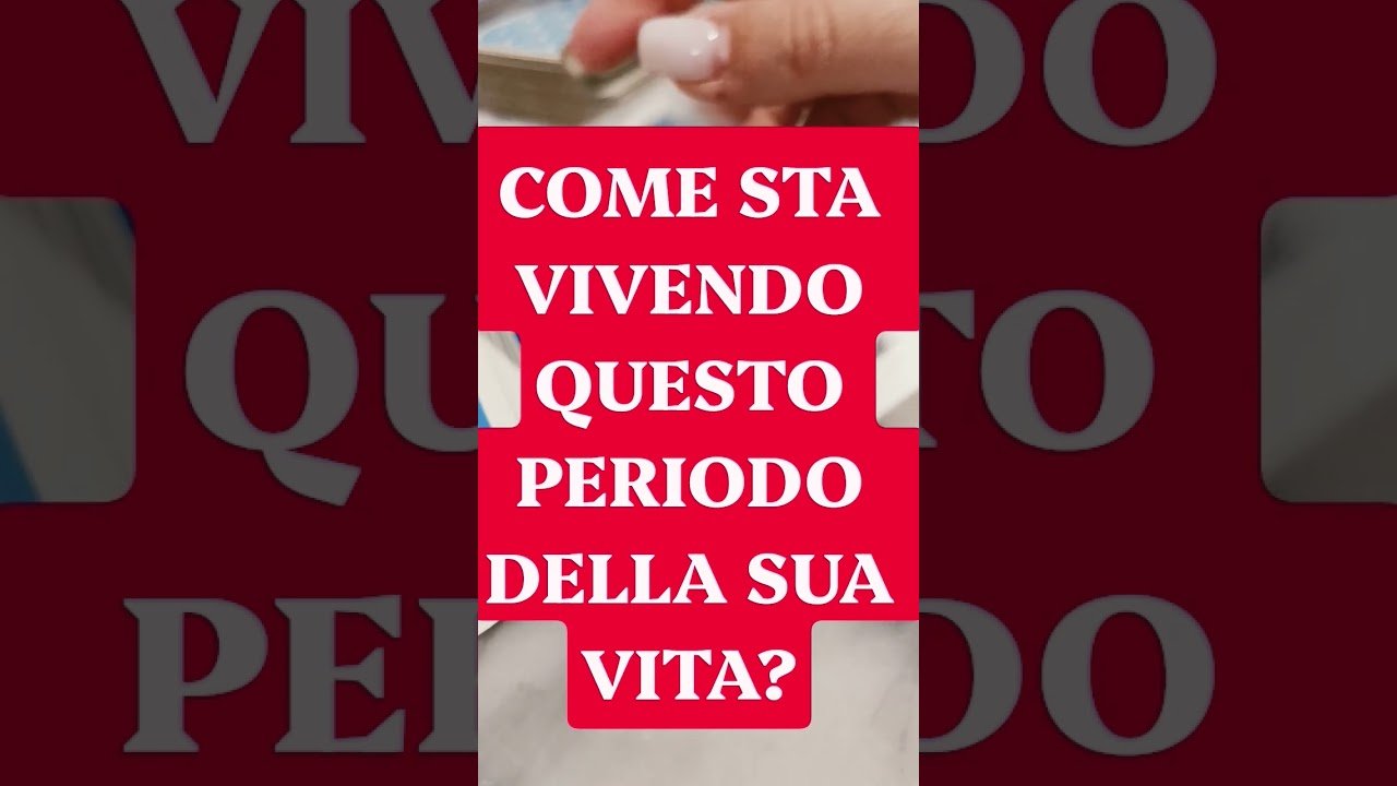 No momento, você está visualizando COME STA VIVENDO QUESTO PERIODO DELLA SUA VITA?😮 #tarot #viral #trend #fyp #trending #new