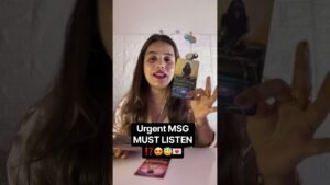 Leia mais sobre o artigo 😱MUST LISTEN 💌Urgent msg 🔮#shorts #youtube #tarot