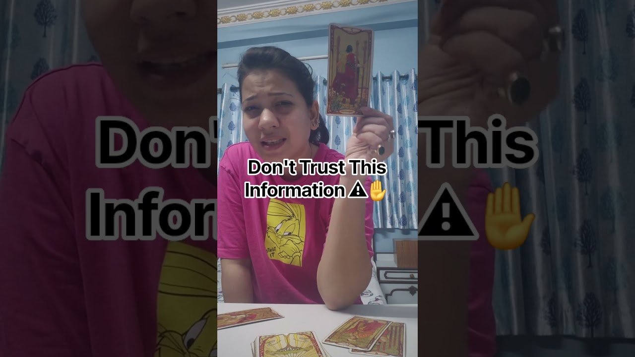 No momento, você está visualizando ⚠️Don’t Trust This Information 🔥 #tarot #manipulation