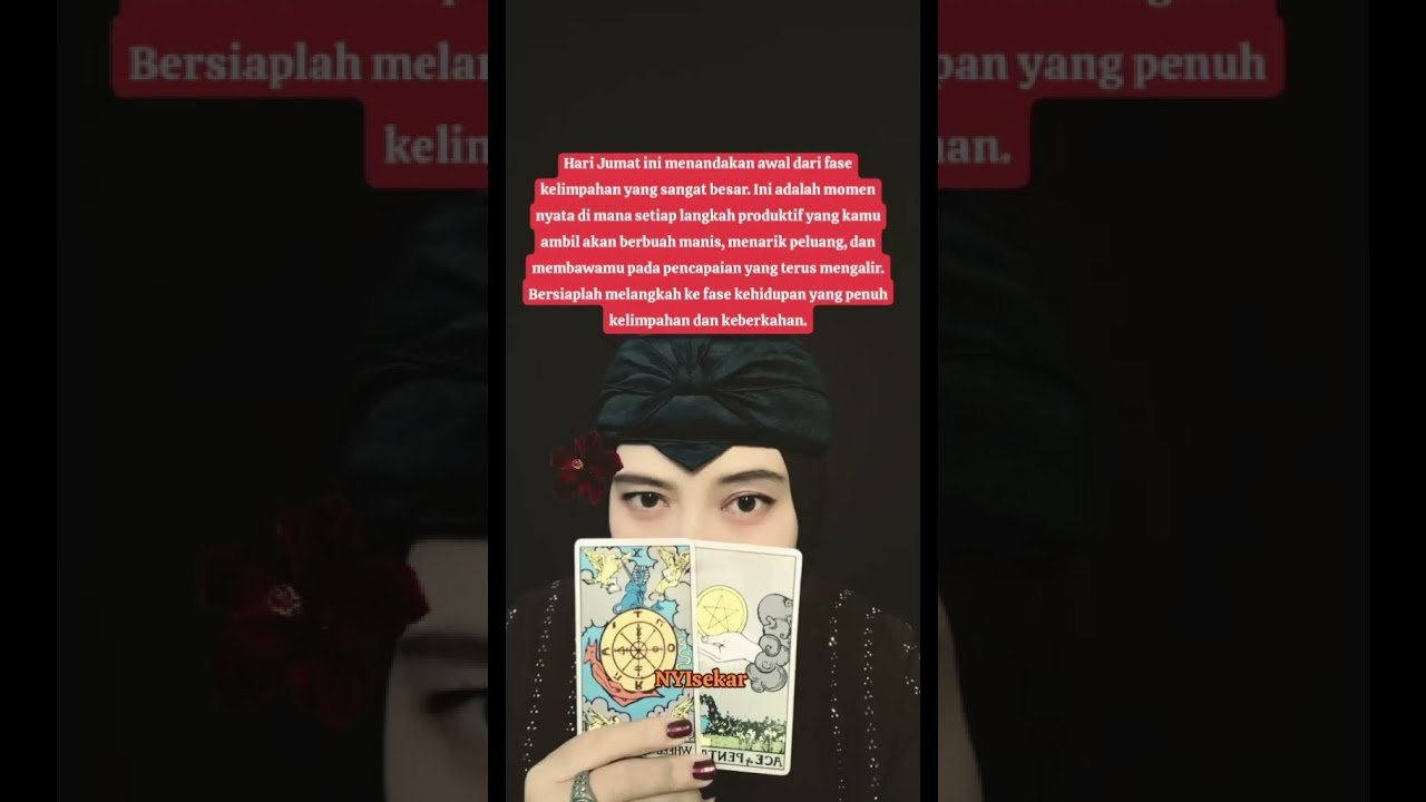 No momento, você está visualizando Energi hari Jumat ini membawa pesan jelas #fypyoutube #tarot