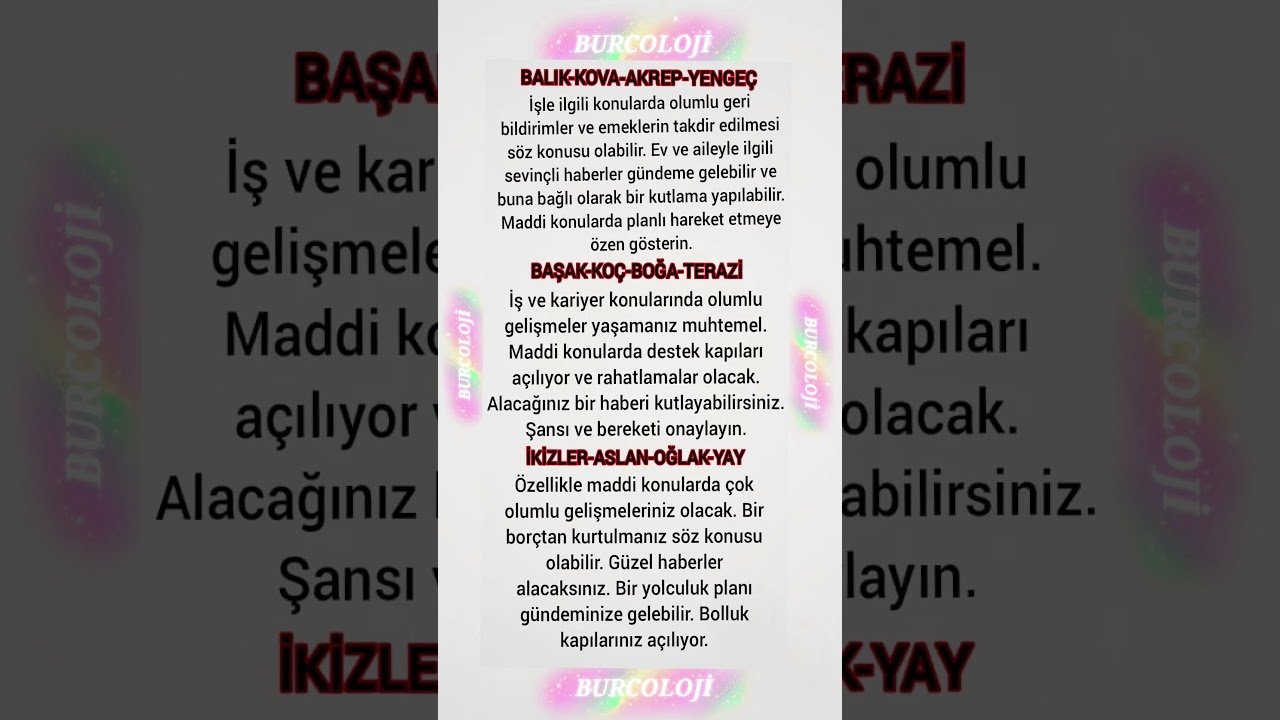 No momento, você está visualizando Günlük Burç Yorumları 21 Ekim #astrology #tarot #astroloji