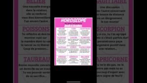 Leia mais sobre o artigo 🔮HOROSCOPE DU JEUDI 8 OCTOBRE#oracleamour #guidance #astrology #tarot #voyanceactualite