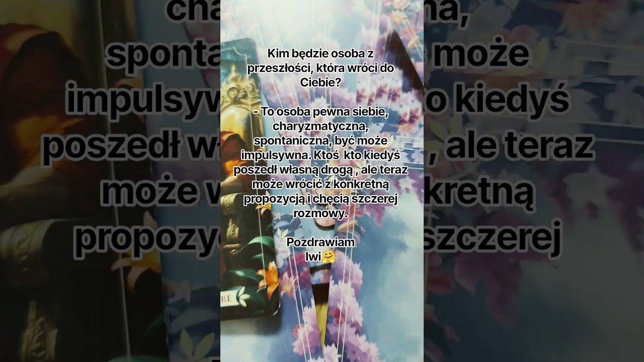 No momento, você está visualizando Kim będzie osoba z przeszłości, która wróci do Ciebie? #tarot #przeznaczenie #miłość #iwitarot