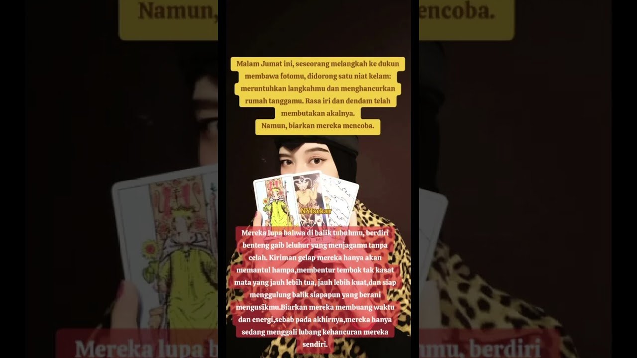 Leia mais sobre o artigo Kiriman gelap mereka hanya akan memantul hampa, #fypyoutube #tarot