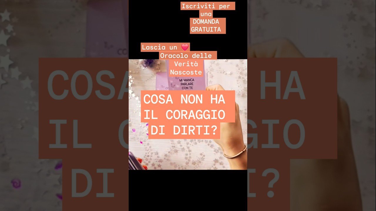 No momento, você está visualizando 💕ORACOLO DELLE VERITÀ NASCOSTE✨️COSA NON HA IL CORAGGIO DI DIRTI?🔮#cartomante#oracoli#interattivo