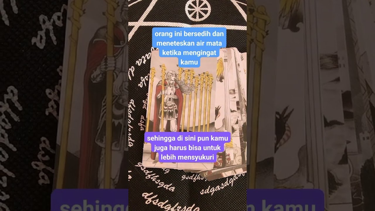 No momento, você está visualizando orang ini bersedih dan meneteskan air mata ketika mengingat kamu #ramalan #tarot #tarotreading