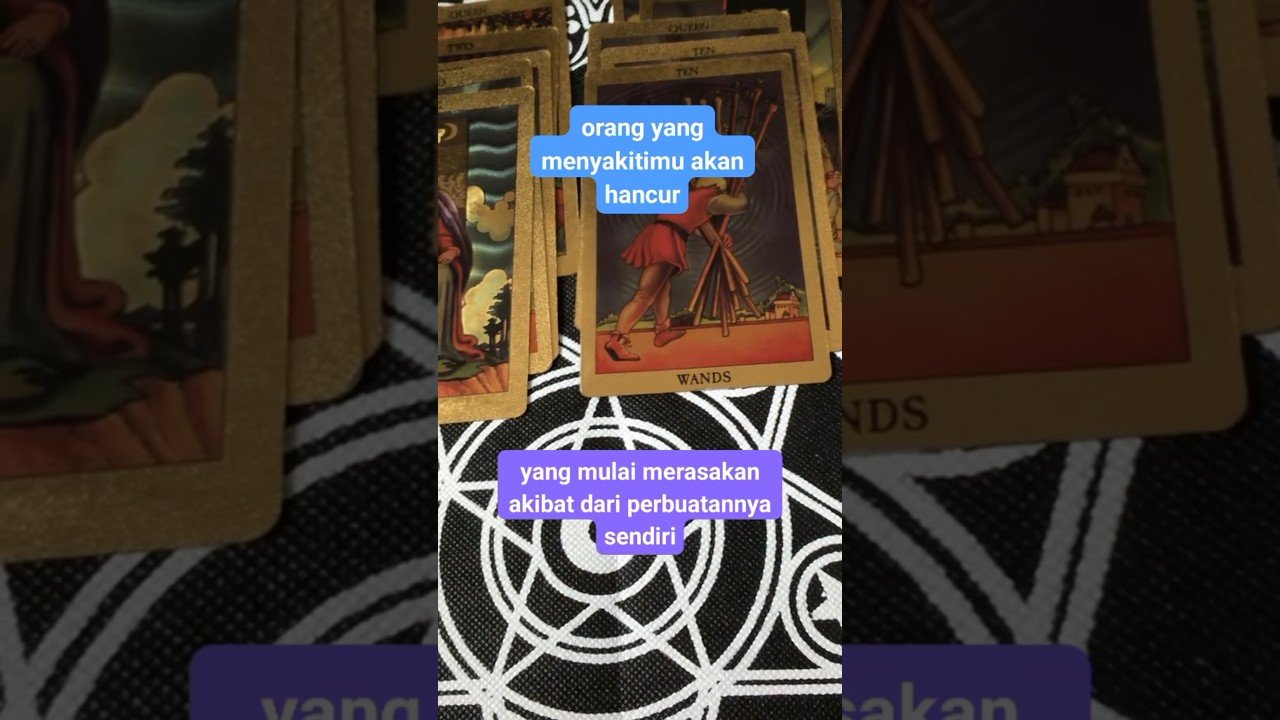 No momento, você está visualizando orang yang menyakitimu akan hancur #ramalan #tarot #tarotreading