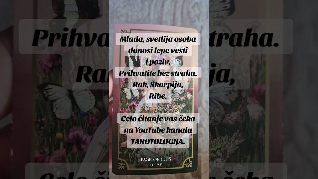 No momento, você está visualizando ŠTA VAM DOBRO ULAZI U ŽIVOT?  Tarotologija  #horoscope #tarot #tarotologija