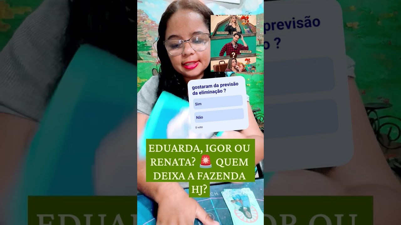 No momento, você está visualizando 🚨TAROT REVELOU! QUEM SAI HOJE DA FAZENDA? IGOR, RENATA OU EDUARDA #afazenda18