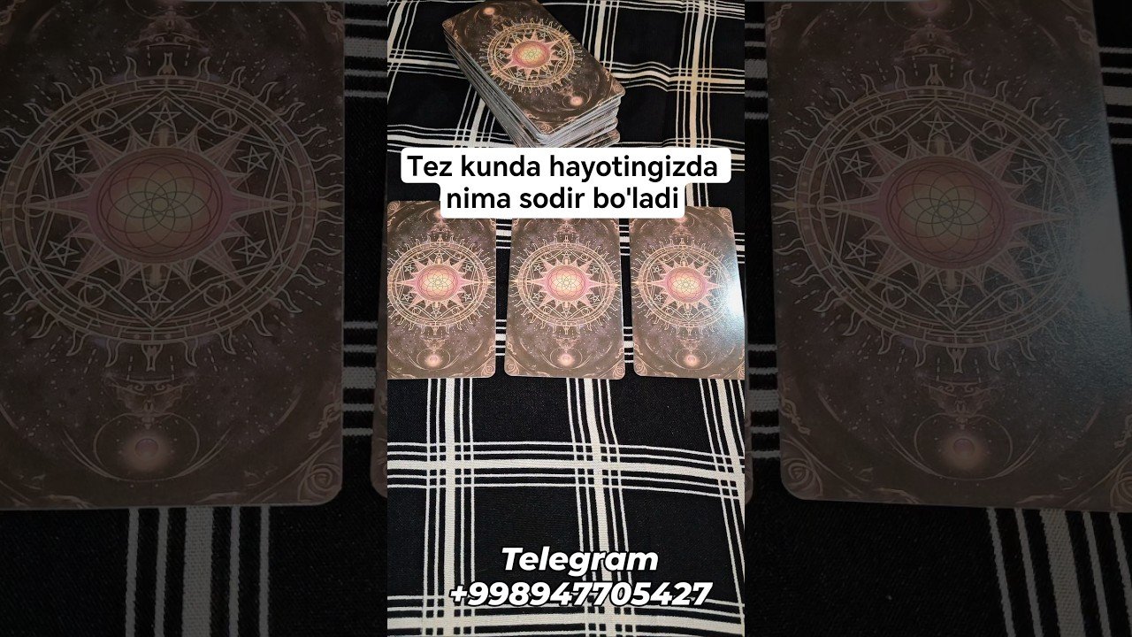 No momento, você está visualizando Tez kunda hayotingizda nima sodir bo’ladi #tarot #tarotreading #astrology #sevgi #fol