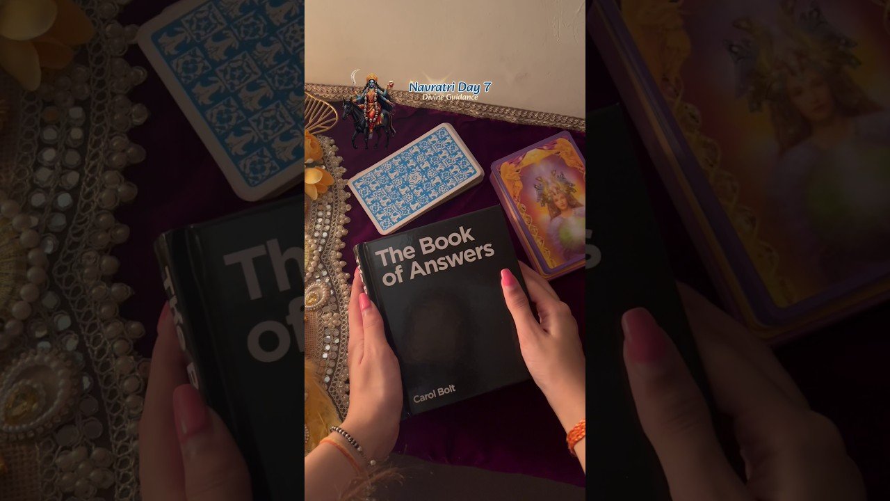 No momento, você está visualizando The Book of Answers🌺#navratri #navratrispecial #tarot #angel #jaimatadi #jaimaakali #foryou #viral