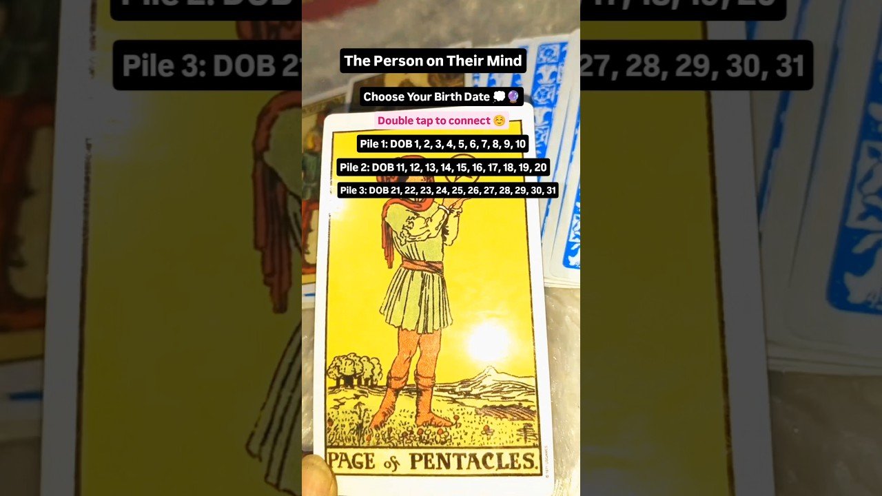 No momento, você está visualizando The Person on Their Mind #trending #tarotreading #tarot
