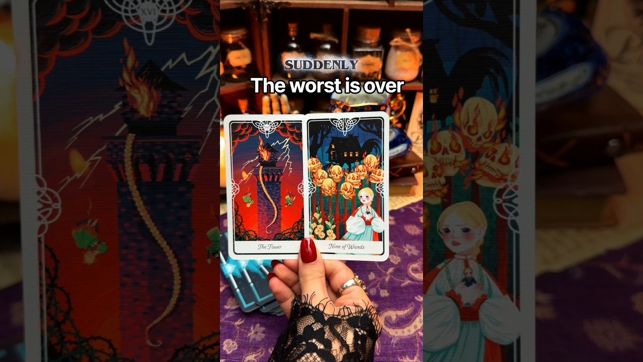 No momento, você está visualizando The worst is over #tarot #tarotreading #fortunetelling